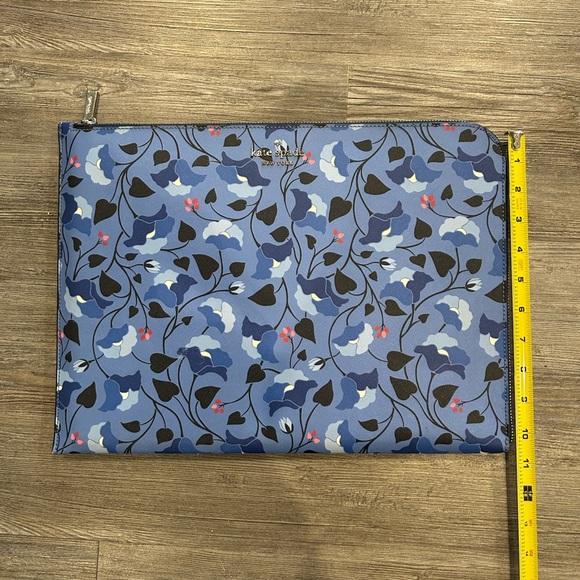 Kate Spade Blue and Black Floral Laptop Case - Picture 6 of 6